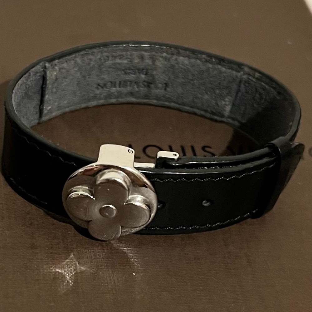 Louis Vuitton Flower Leather Bracelet